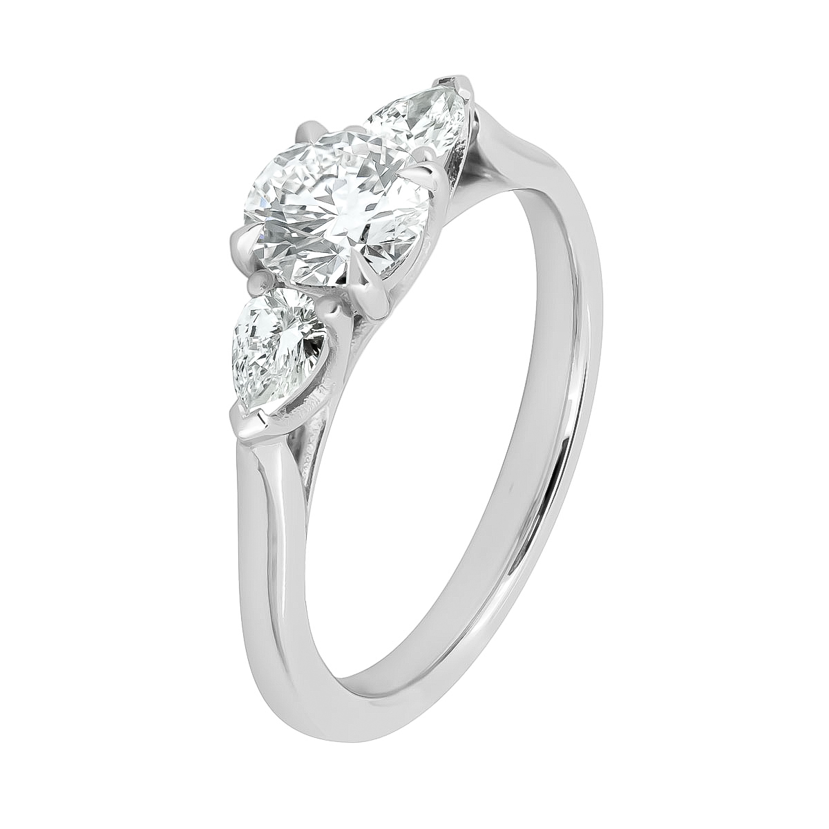 Round Sophie Pear Shaped Sides Angle Wg