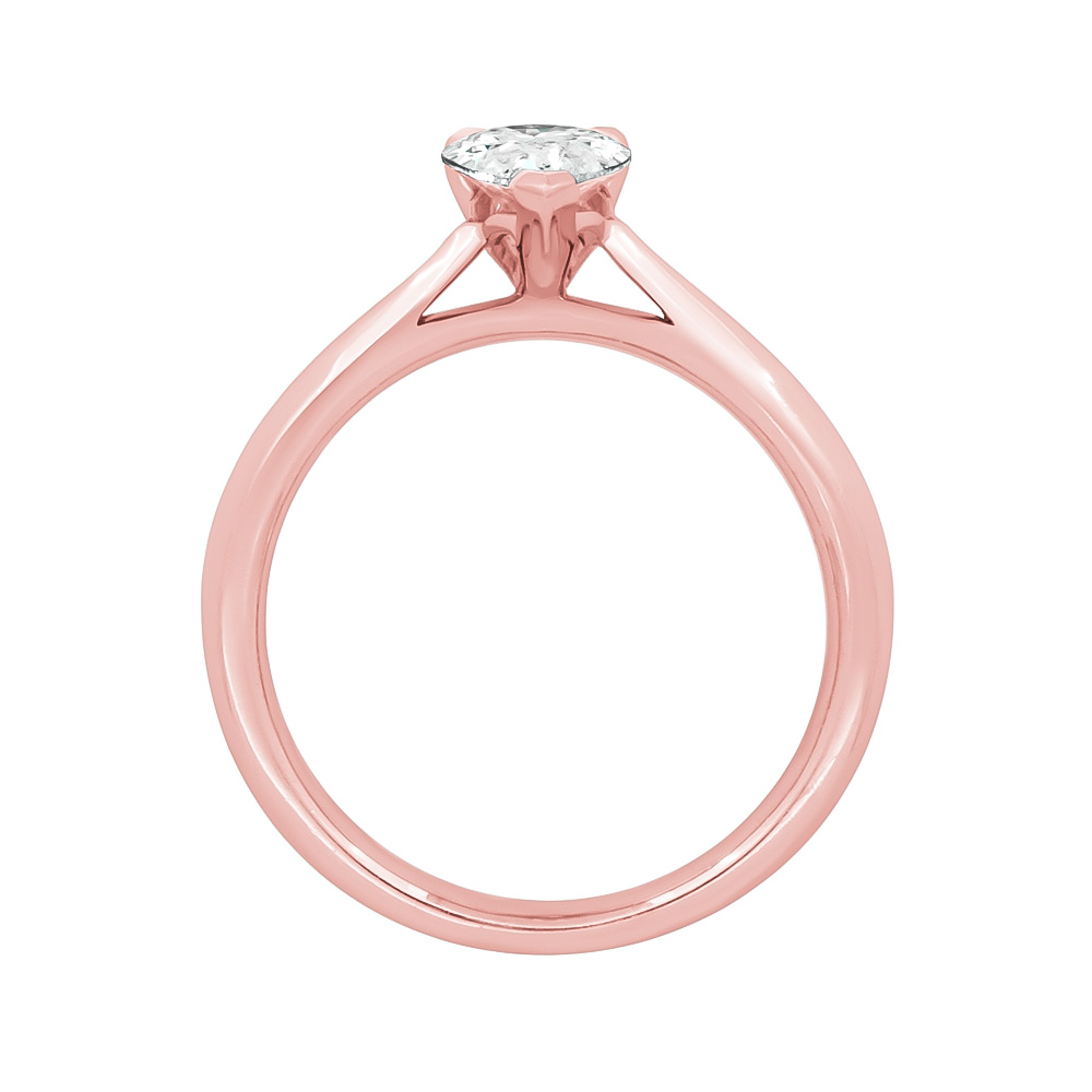 DCJ6587 Pear Solitair Profile Rg