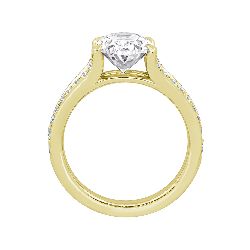 DCJ6812 Oval Split Shank ER Profile Yg